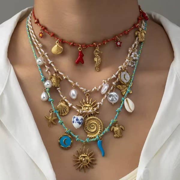 Positano Sunrise Rope Necklace