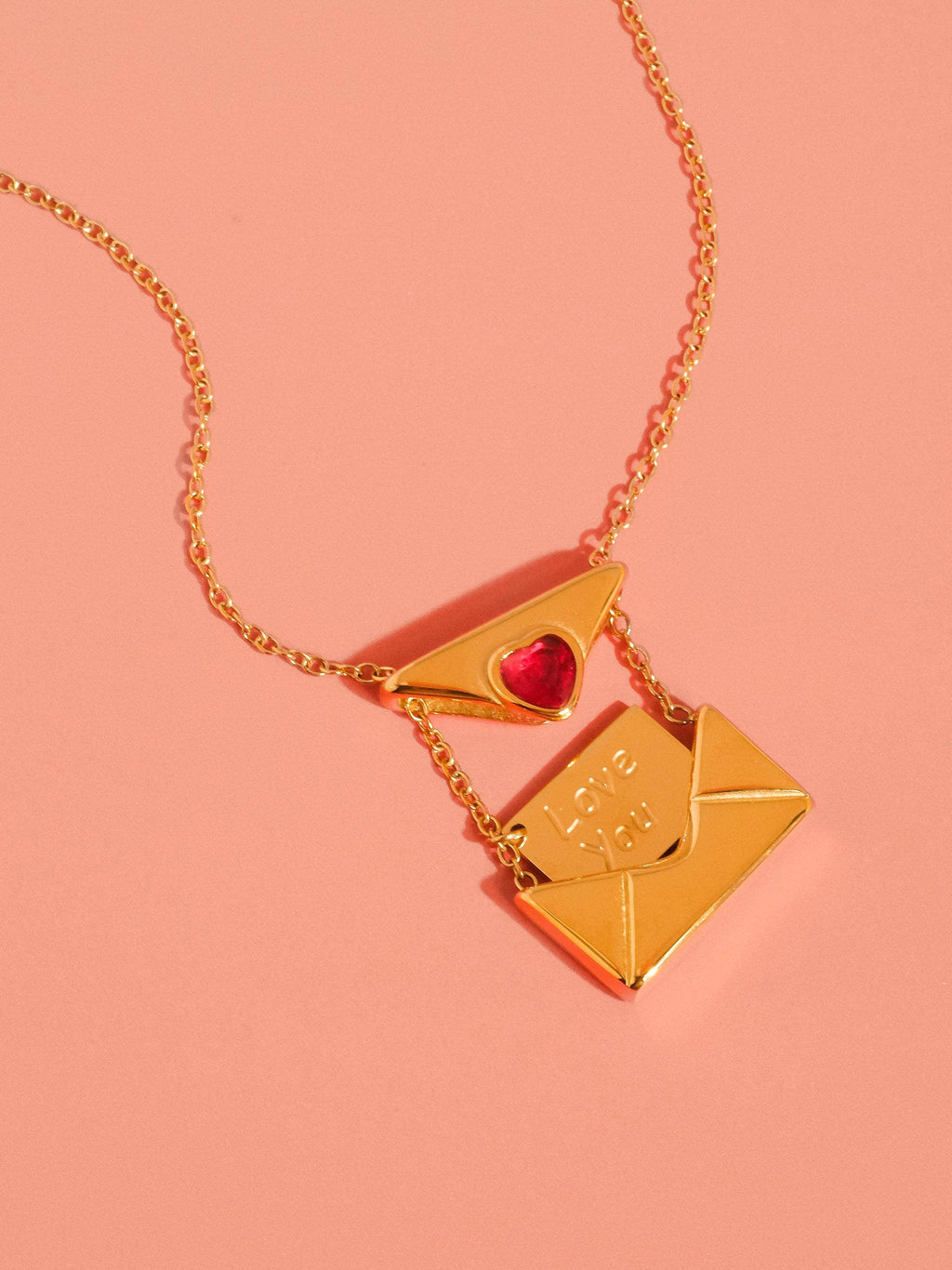 Amore Letter Heart Necklace