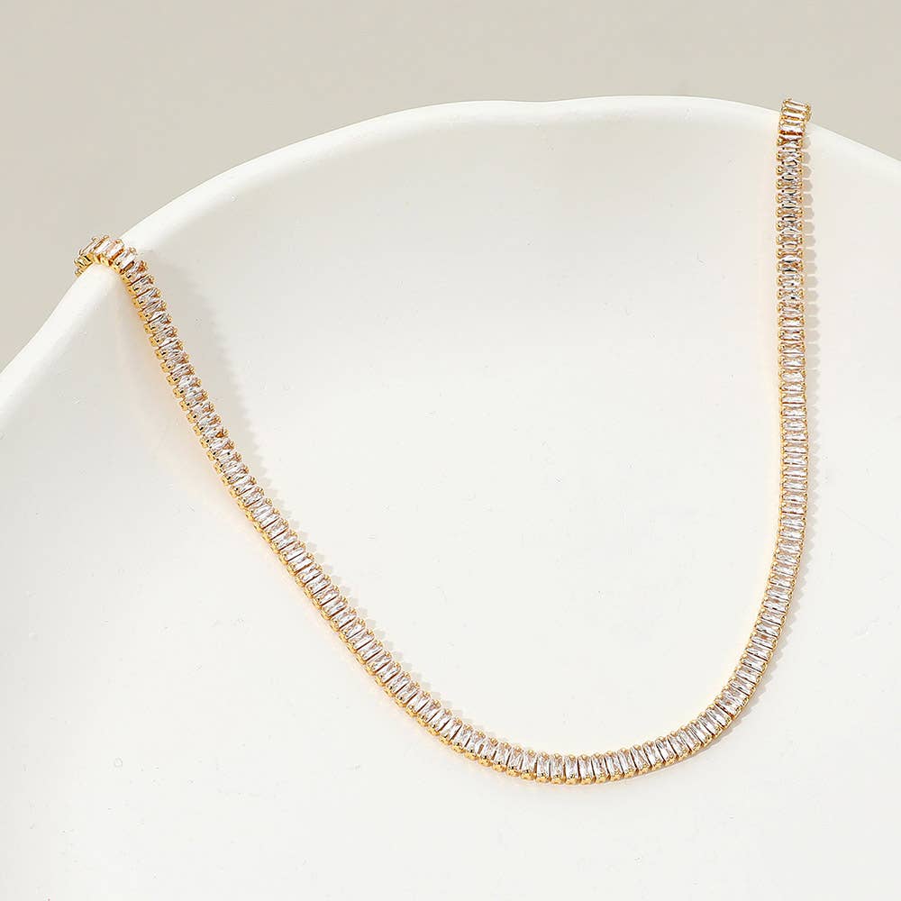 The 1111 Baguette Necklace