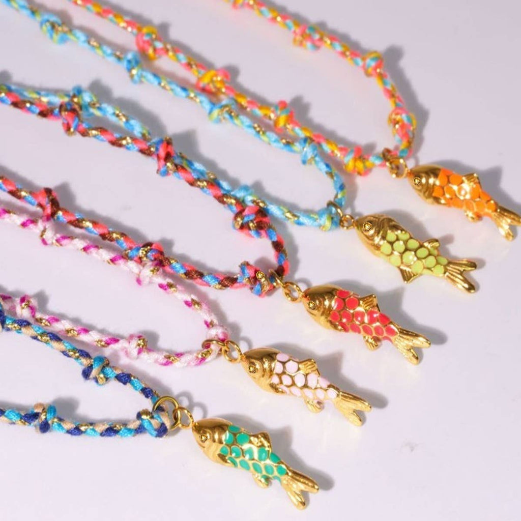 Portofino Fish Rope Necklace