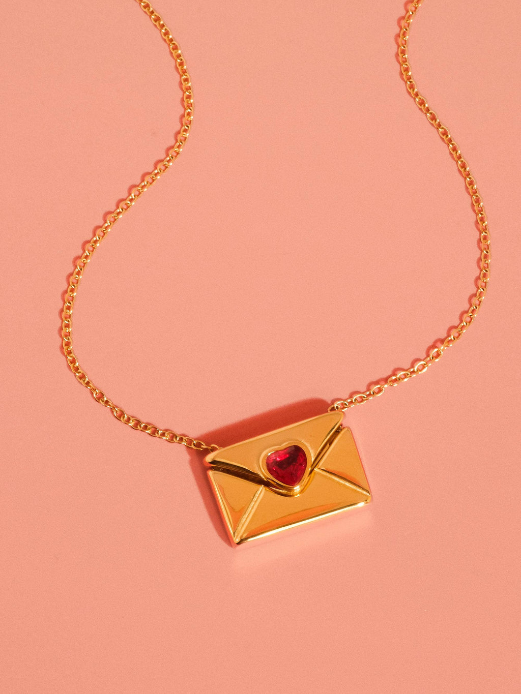 Amore Letter Heart Necklace