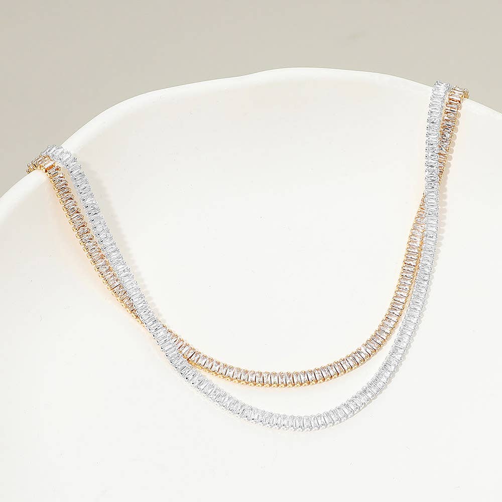 The 1111 Baguette Necklace