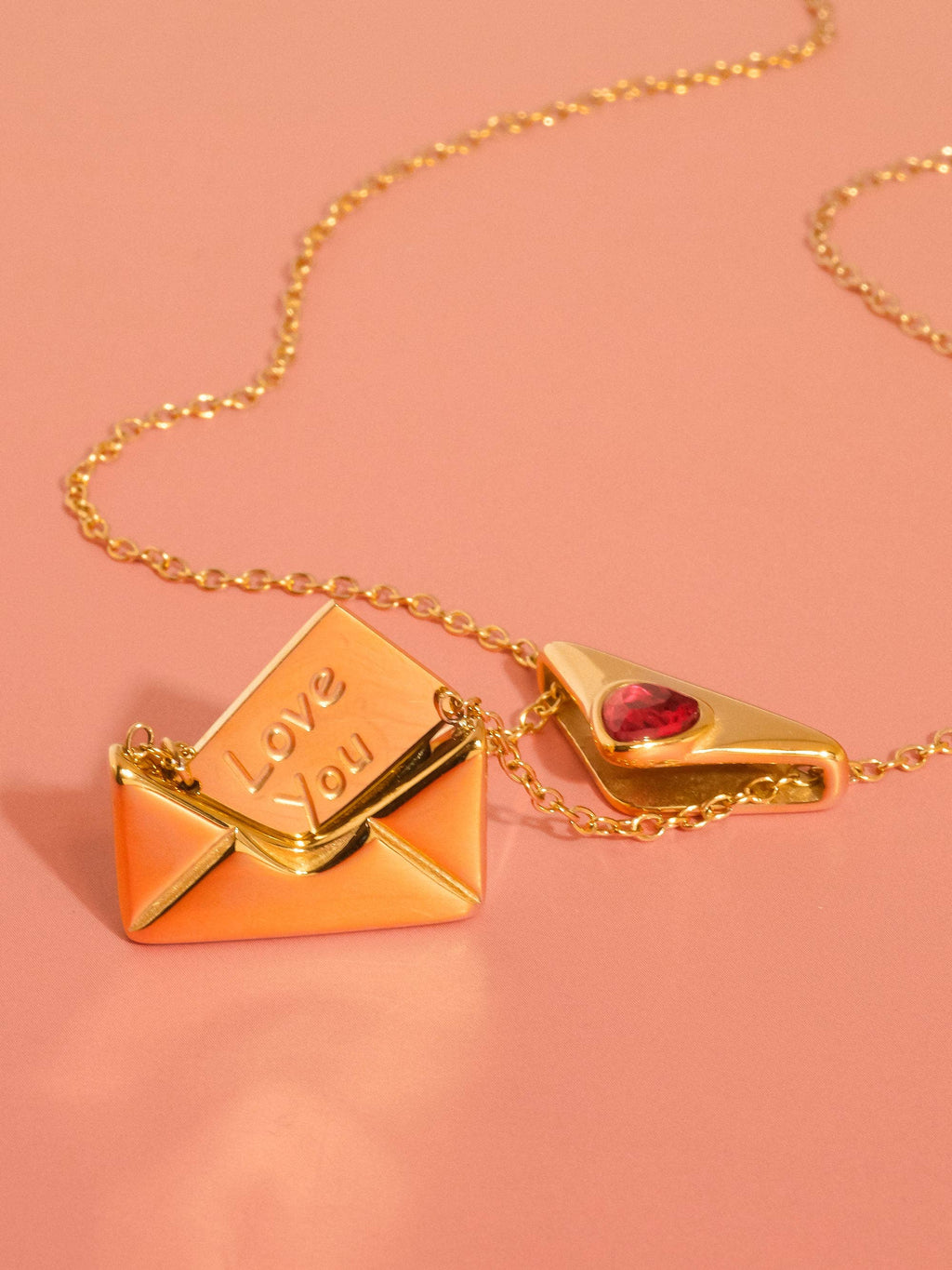 Amore Letter Heart Necklace